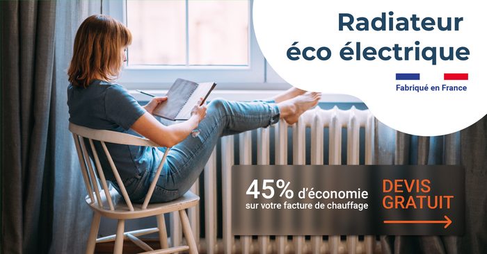 Display — Radiateur éco électrique — format paysage, devis gratuit