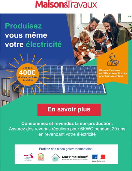 Emailing — Panneaux solaires — montant d'aide en accroche, promesse de revente