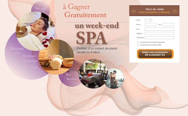 Landing page — Dotation bien-être — même mécanique, univers graphique plus doux
